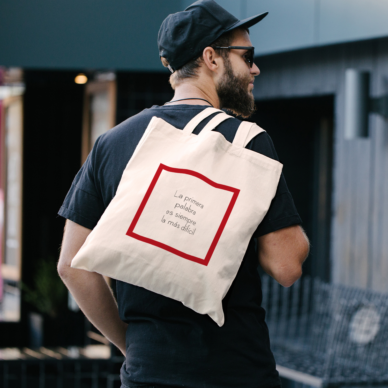 La primera palabra es siempre la más difícil - Tote bag - Tintablanca